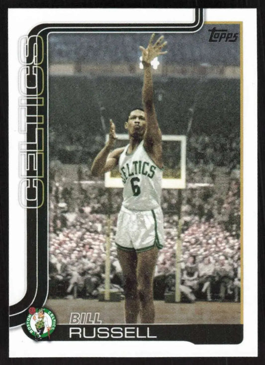 2025-26 Topps #251 Bill Russell NM-MT Boston Celtics Basketball Card - Basketball Card Single