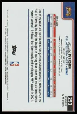 2025-26 Topps #253 Allen Iverson