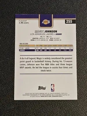 2025-26 Topps #255 Magic Johnson - Basketball Card Single
