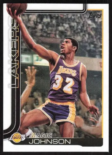 2025-26 Topps #255 Magic Johnson NM-MT Lakers ID:80844 - Basketball Card Single