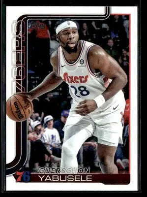 2025-26 Topps #26 Guerschon Yabusele Base Philadelphia 76ers - Basketball Card Single