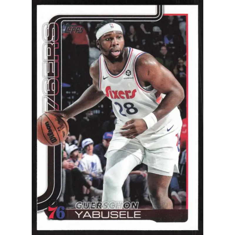 2025-26 Topps #26 Guerschon Yabusele NM-MT Philadelphia 76ers Basketball Card - Basketball Card Single