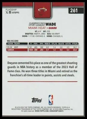 2025-26 Topps #261 Dwyane Wade