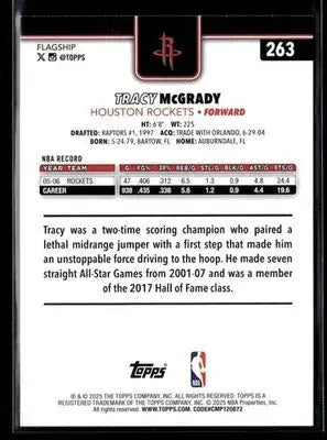 2025-26 Topps #263 Tracy McGrady - Basketball Card Single