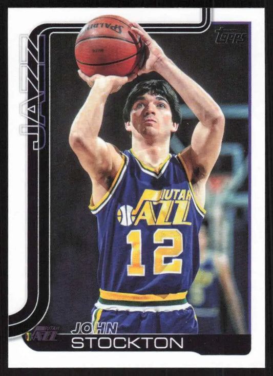 2025-26 Topps #264 John Stockton NM-MT Utah Jazz Basketball Card - Basketball Card Single