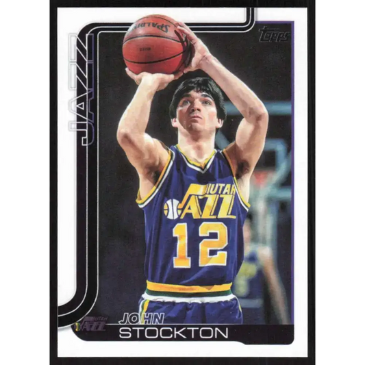 2025-26 Topps #264 John Stockton NM-MT Utah Jazz Basketball Card - Basketball Card