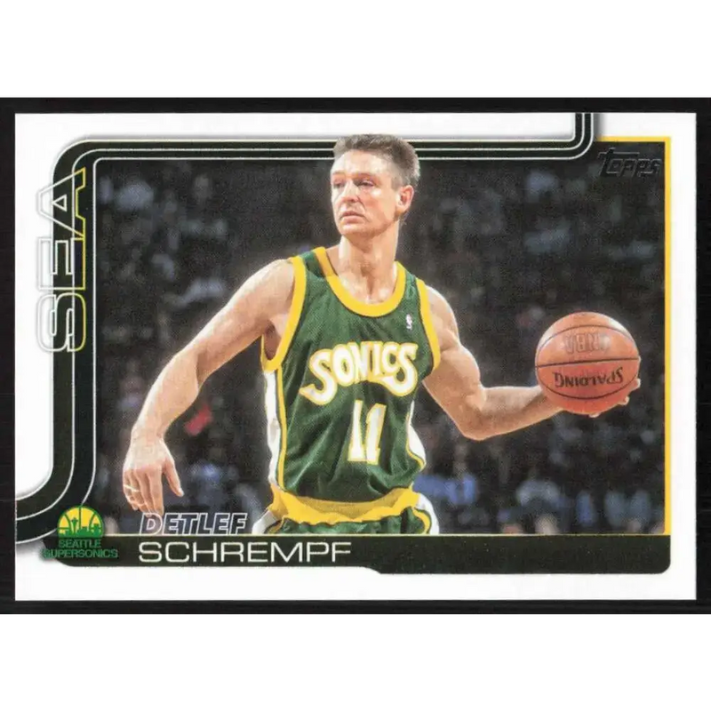 2025-26 Topps #270 Detlef Schrempf NM-MT Seattle Supersonics Basketball Card - Basketball Card Single