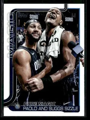 2025-26 Topps #271 Pure Magic Paolo and Suggs Sizzle - Basketball Card Single