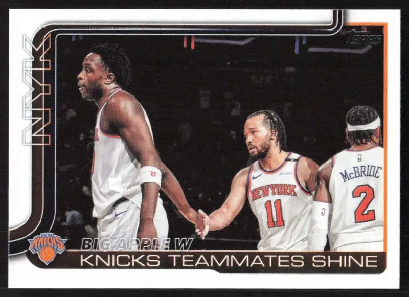 2025-26 Topps #274 Jalen Brunson NM-MT New York Knicks Basketball Card - Basketball Card Single