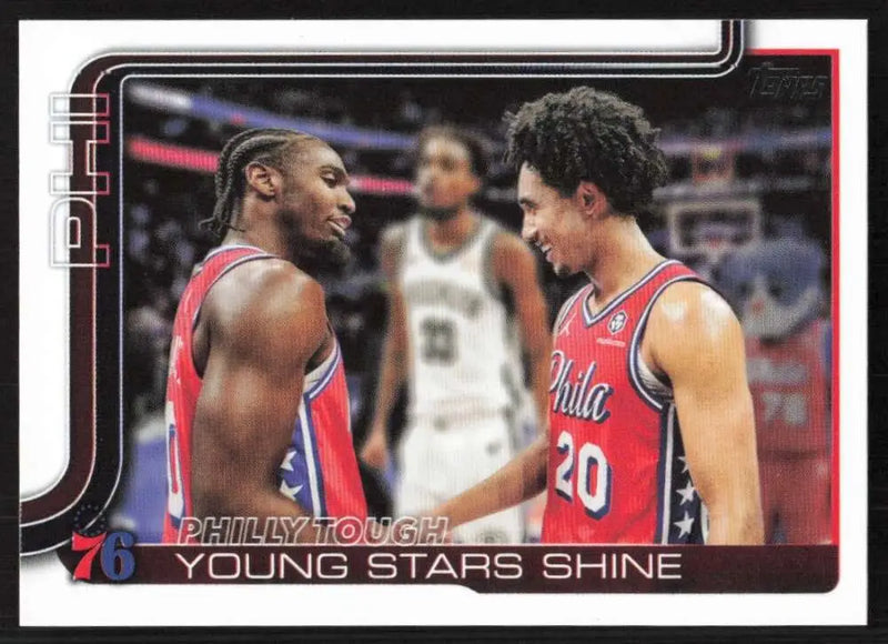 2025-26 Topps #275 Jared McCain NM-MT Philadelphia 76ers Basketball Card - Basketball Card Single