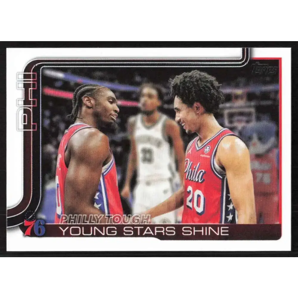 2025-26 Topps #275 Jared McCain NM-MT Philadelphia 76ers Basketball Card - Basketball Card Single