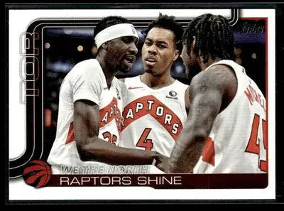 2025-26 Topps #276 We The North: Raptors Shine - Basketball Card Single
