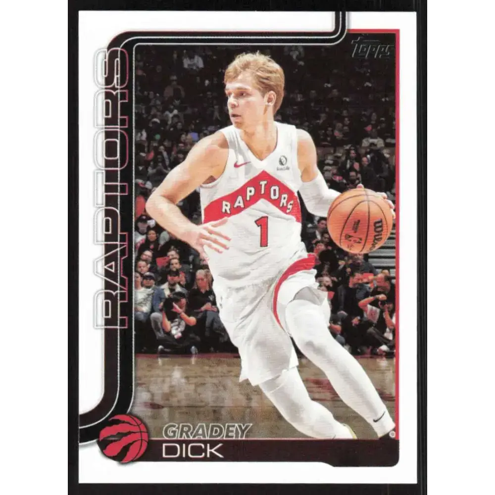 2025-26 Topps #28 Gradey Dick NM-MT Toronto Raptors Basketball Card - Basketball Card Single
