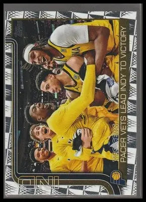2025-26 Topps #280 Yes’Cers: Pacer Vets Lead Indy To Victory Season Tip