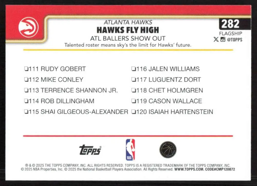 2025-26 Topps #282 Trae Young NM-MT Atlanta Hawks Basketball Card - Basketball Card Single