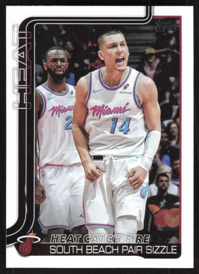 2025-26 Topps #284 Tyler Herro NM-MT Miami Heat Basketball Card - Basketball Card Single