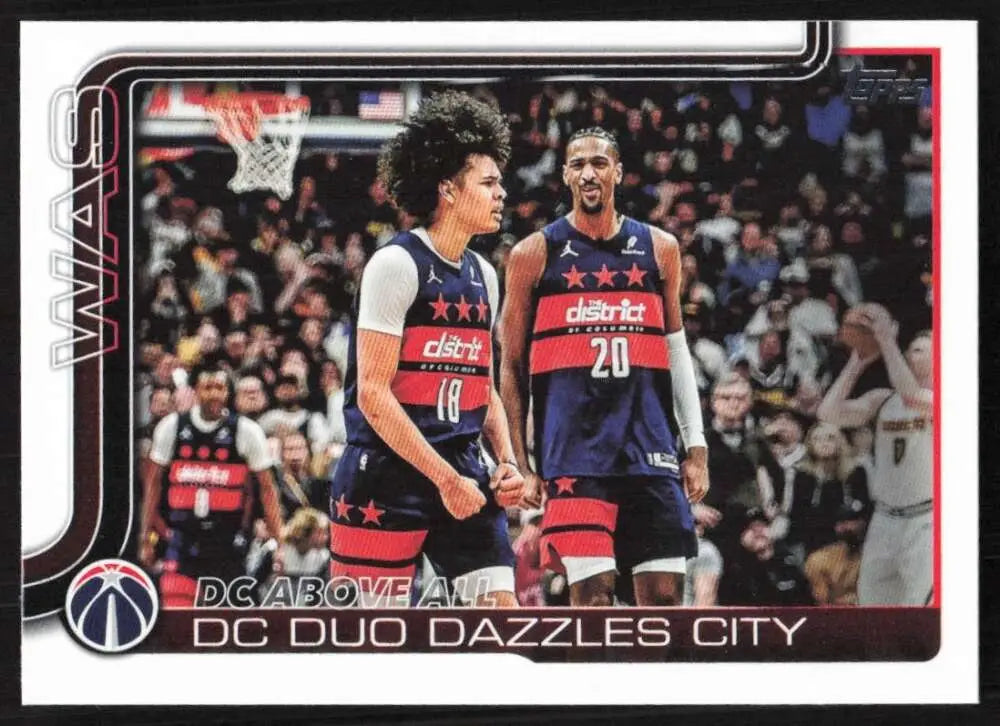 2025-26 Topps #285 Alex Sarr NM-MT Washington Wizards Basketball Card - Basketball Card Single