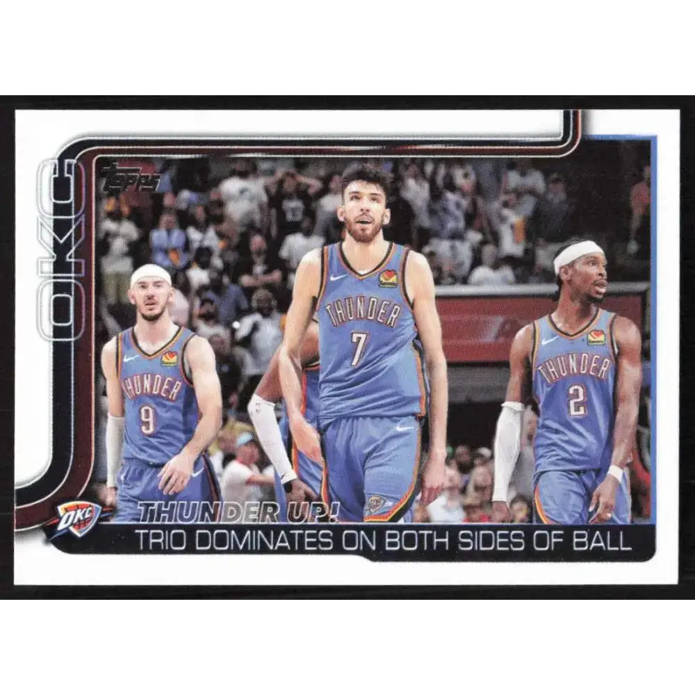 2025-26 Topps #288 Shai Gilgeous-Alexander NM-MT Oklahoma City Thunder Basketball Card - Basketball Card Single