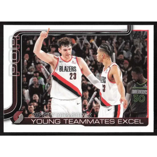 2025-26 Topps #289 Shaedon Sharpe NM-MT Portland Trail Blazers Basketball Card