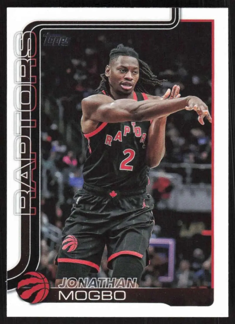 2025-26 Topps #29 Jonathan Mogbo NM-MT Toronto Raptors Basketball Card - Basketball Card Single