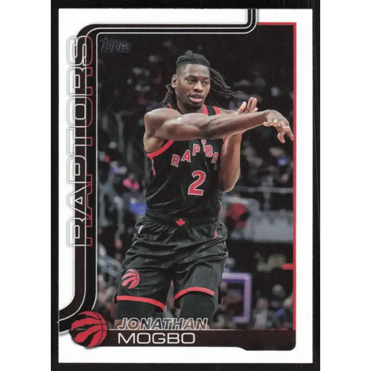 2025-26 Topps #29 Jonathan Mogbo NM-MT Toronto Raptors Basketball Card - Basketball Card Single