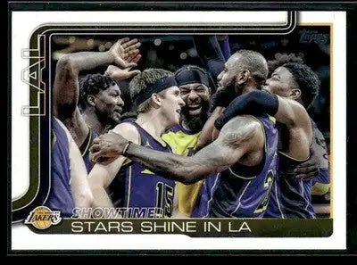 2025-26 Topps #293 Showtime!: Stars Shine in - Basketball Card Single