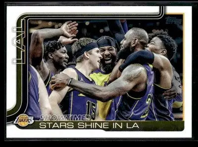 2025-26 Topps #293 Showtime!: Stars Shine in - Basketball Card Single