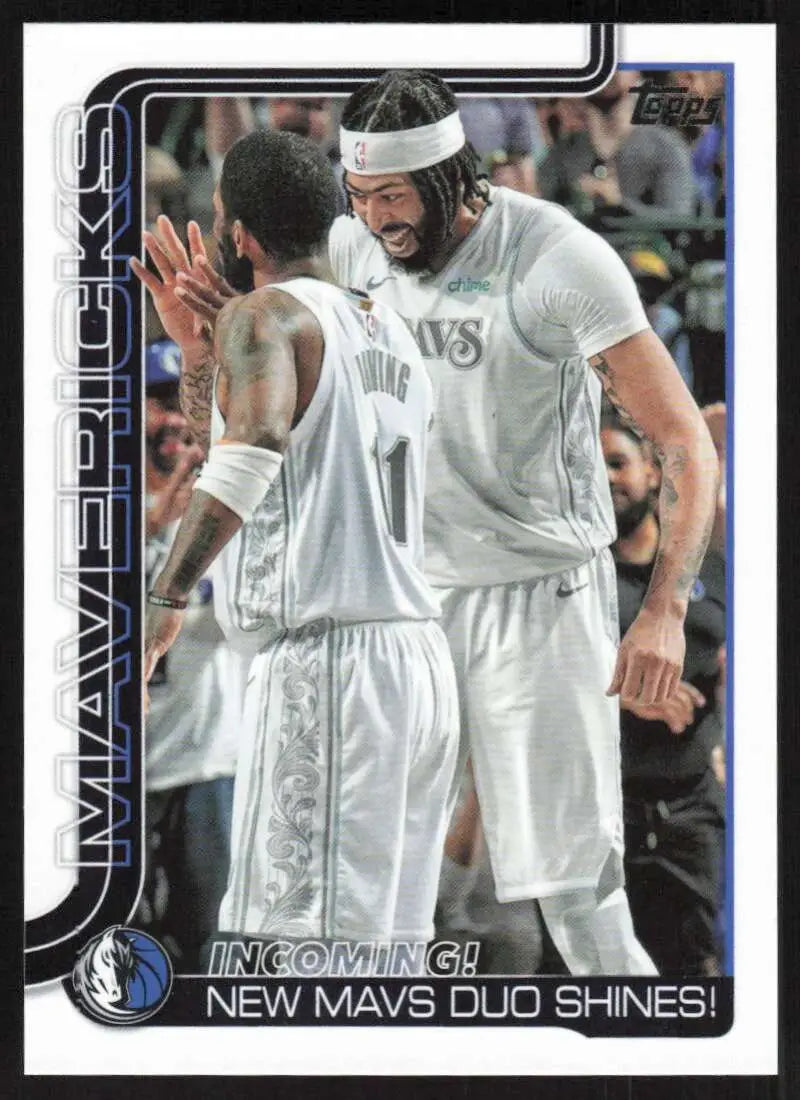 2025-26 Topps #296 Anthony Davis NM-MT Dallas Mavericks Basketball Card - Basketball Card Single