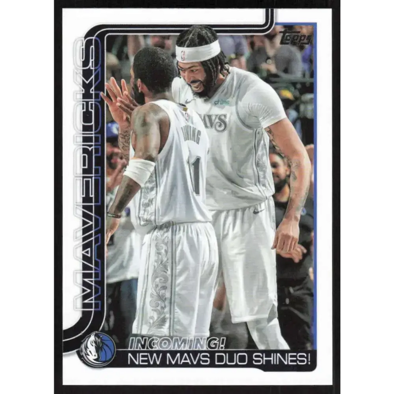 2025-26 Topps #296 Anthony Davis NM-MT Dallas Mavericks Basketball Card