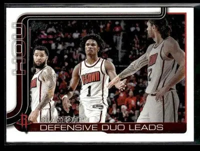 2025-26 Topps #297 Blastoff!: Defensive Duo Leads - Basketball Card Single