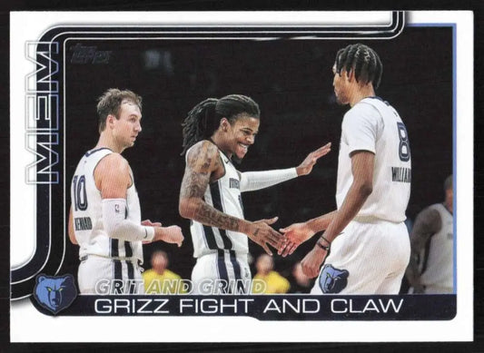 2025-26 Topps #298 Ja Morant NM-MT Memphis Grizzlies Basketball Card - Basketball Card Single
