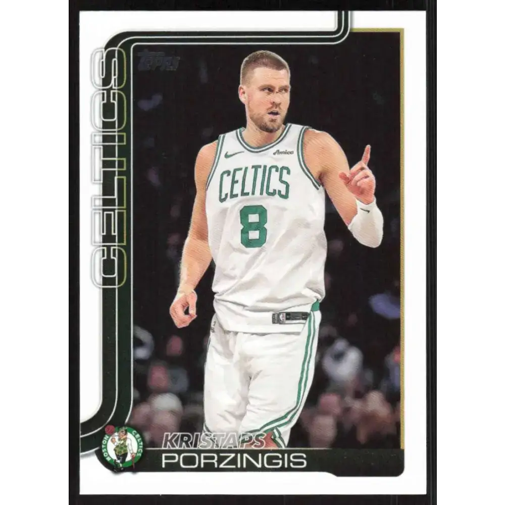 2025-26 Topps #3 Kristaps Porzingis NM-MT Boston Celtics Basketball Card - Basketball Card Single