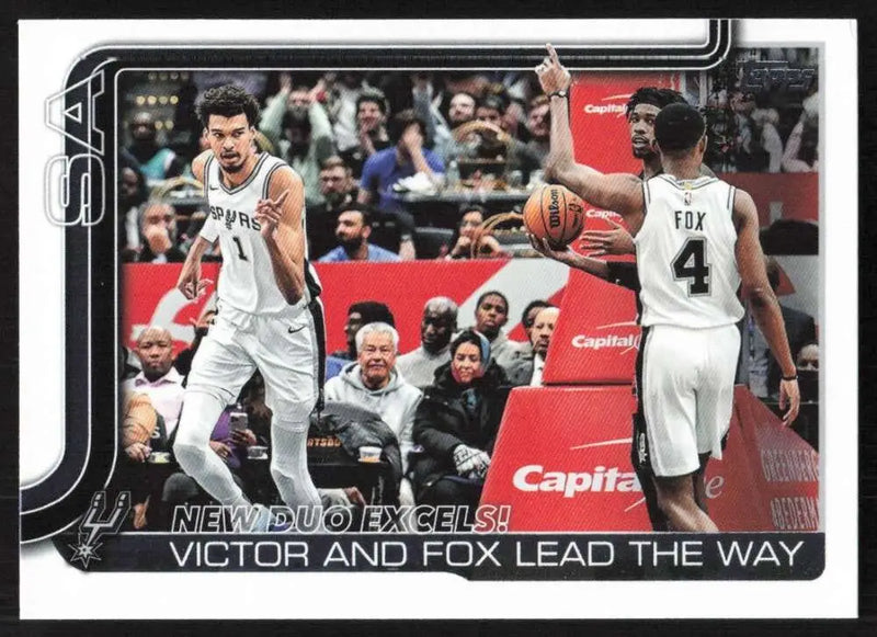 2025-26 Topps #300 Victor Wembanyama NM-MT San Antonio Spurs Basketball Card - Basketball Card Single