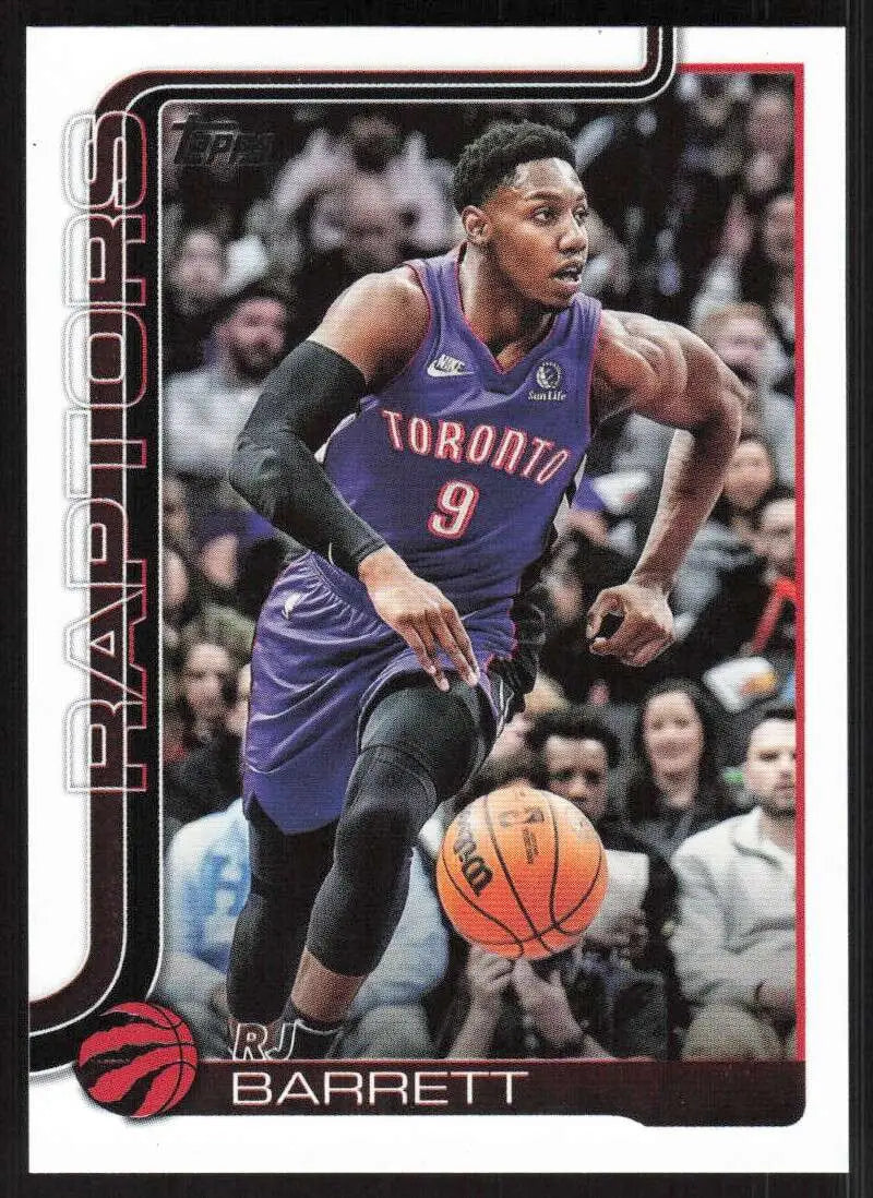 2025-26 Topps #33 RJ Barrett NM-MT Toronto Raptors Basketball Card - Basketball Card Single