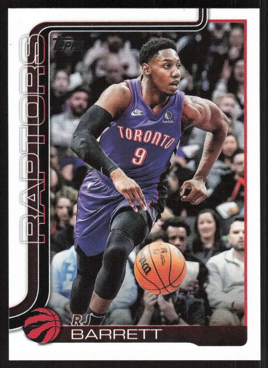 2025-26 Topps #33 RJ Barrett NM-MT Toronto Raptors Basketball Card - Basketball Card Single