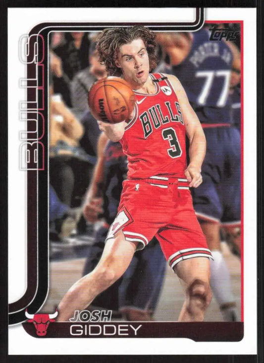 2025-26 Topps #35 Josh Giddey NM-MT Chicago Bulls Basketball Card