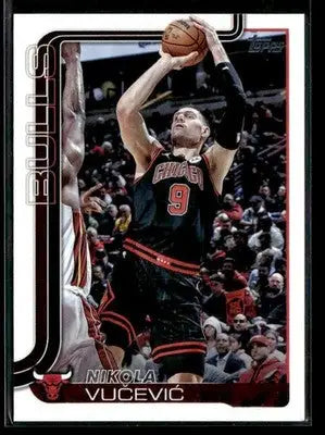 2025-26 Topps #36 Nikola Vucevic Base Chicago Bulls - Basketball Card Single