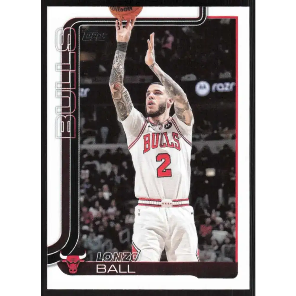 2025-26 Topps #39 Lonzo Ball NM-MT Chicago Bulls Basketball Card - Basketball Card Single
