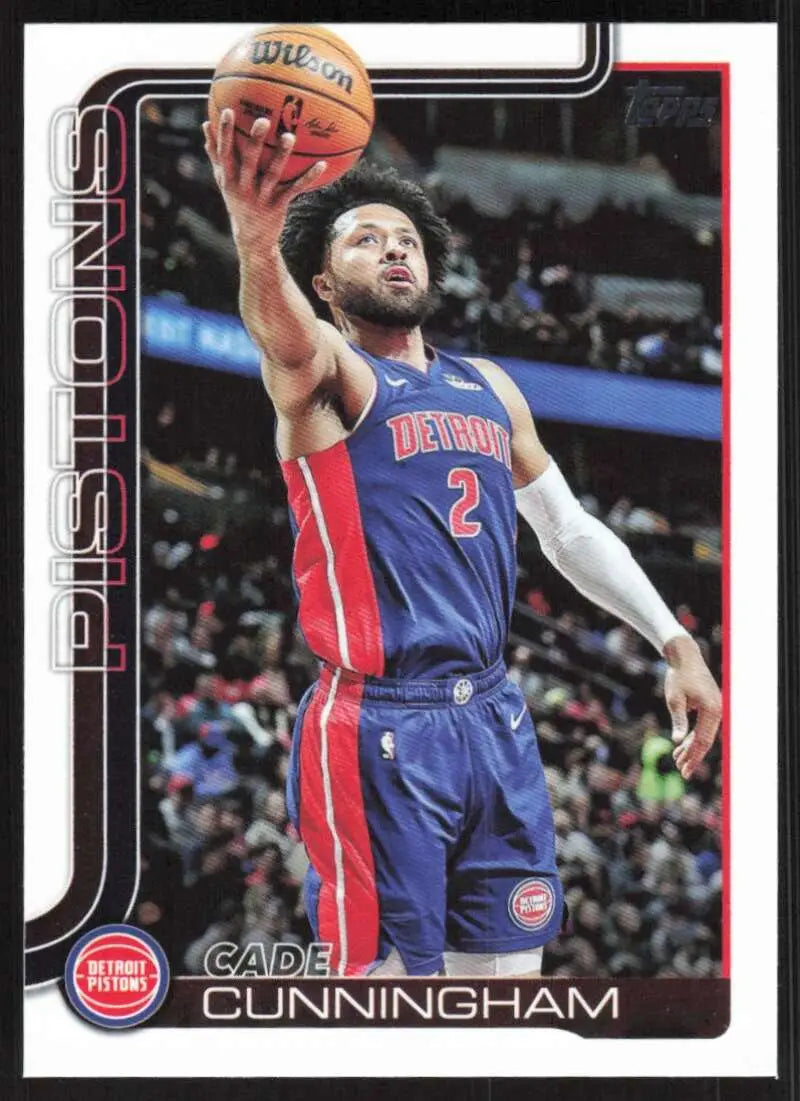 2025-26 Topps #40 Cade Cunningham NM-MT Detroit Pistons Basketball Card - Basketball Card Single