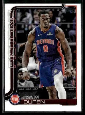 2025-26 Topps #41 Jalen Duren - Basketball Card Single