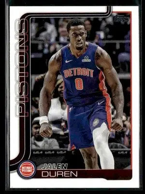 2025-26 Topps #41 Jalen Duren - Basketball Card Single
