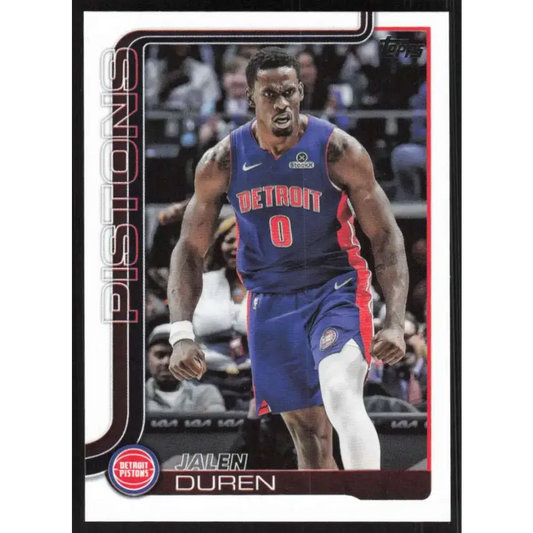 2025-26 Topps #41 Jalen Duren NM-MT Detroit Pistons Basketball Card