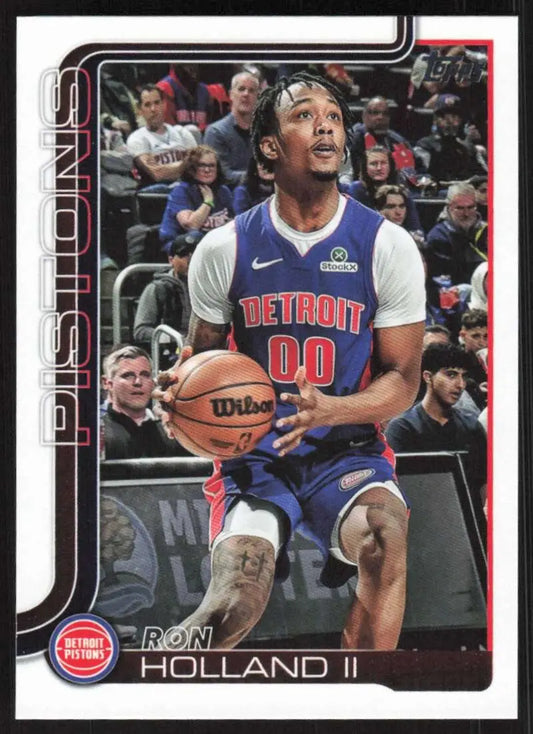 2025-26 Topps #42 Ron Holland II NM-MT Detroit Pistons Basketball Card
