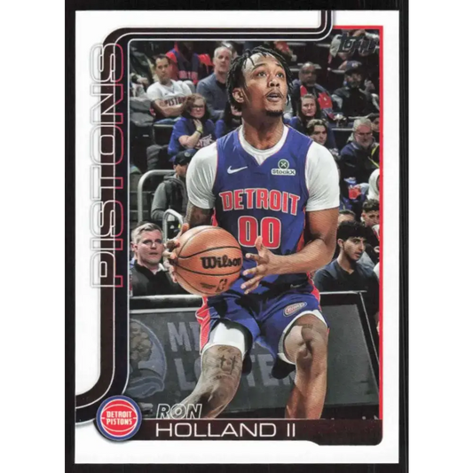 2025-26 Topps #42 Ron Holland II NM-MT Detroit Pistons Basketball Card