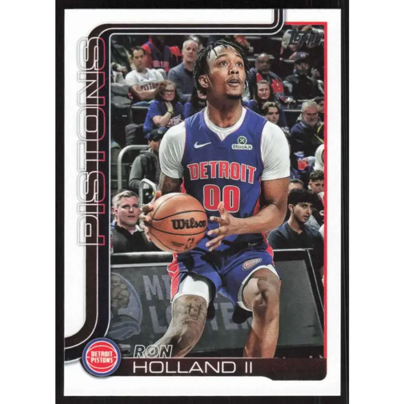 2025-26 Topps #42 Ron Holland II NM-MT Detroit Pistons Basketball Card - Basketball Card Single
