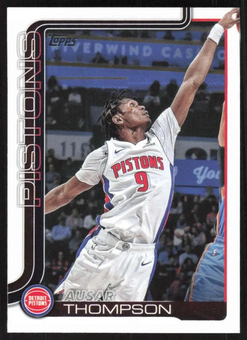 2025-26 Topps #44 Ausar Thompson NM-MT Detroit Pistons Basketball Card - Basketball Card Single