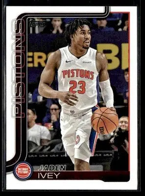 2025-26 Topps #45 Jaden Ivey - Basketball Card Single