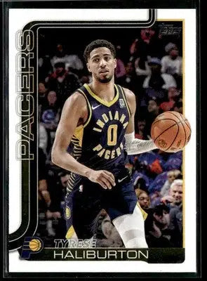 2025-26 Topps #47 Tyrese Haliburton - Basketball Card Single