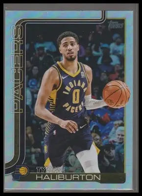 2025-26 Topps #47 Tyrese Haliburton Holo Foil Pacers