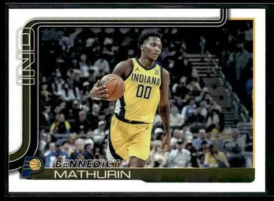 2025-26 Topps #48 Bennedict Mathurin - Basketball Card Single